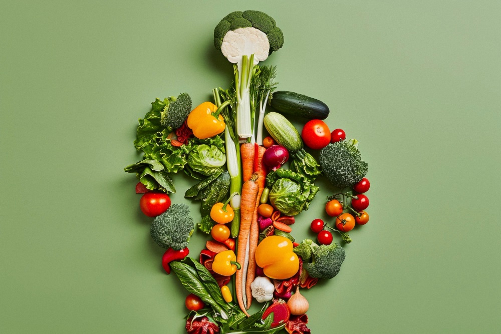 A vegetarian diet promotes a healthier planet and compassionate food system