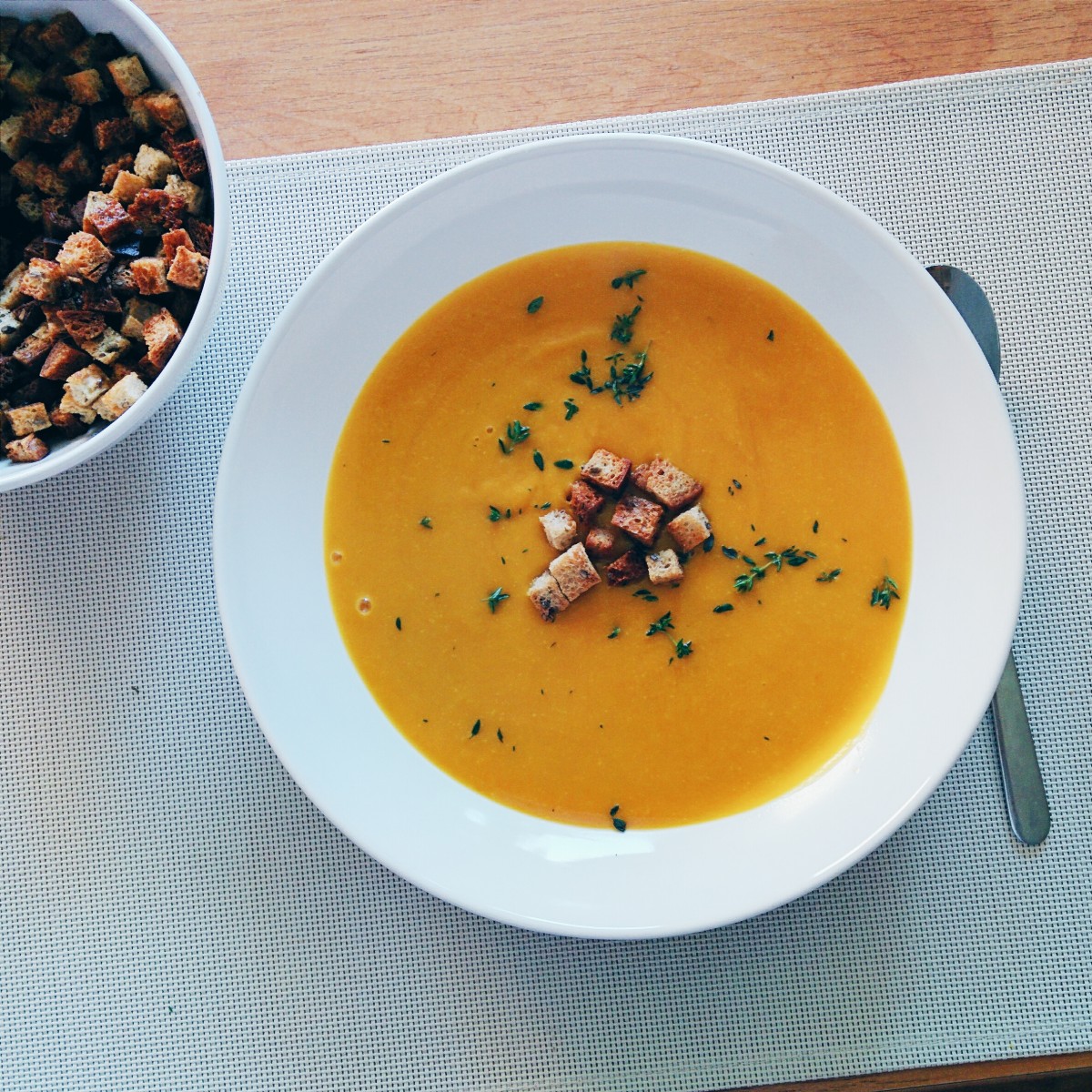 Butternut squash soup comes in many delicious variations: roasted for intensified sweetness, stovetop for convenience, and even with apple for a unique twist