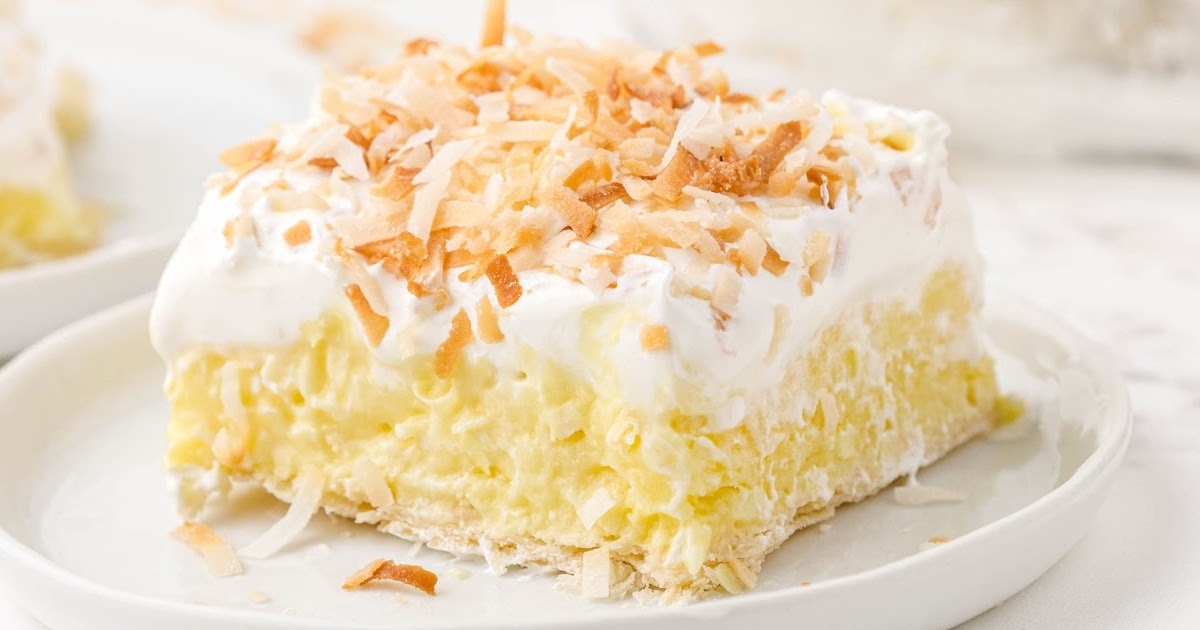 Coconut cream bars are the perfect treat for any occasion!