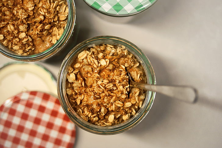 Combine oats, milk, sweetener, and optional chia seeds in a jar, stir, and refrigerate overnight for a delicious breakfast