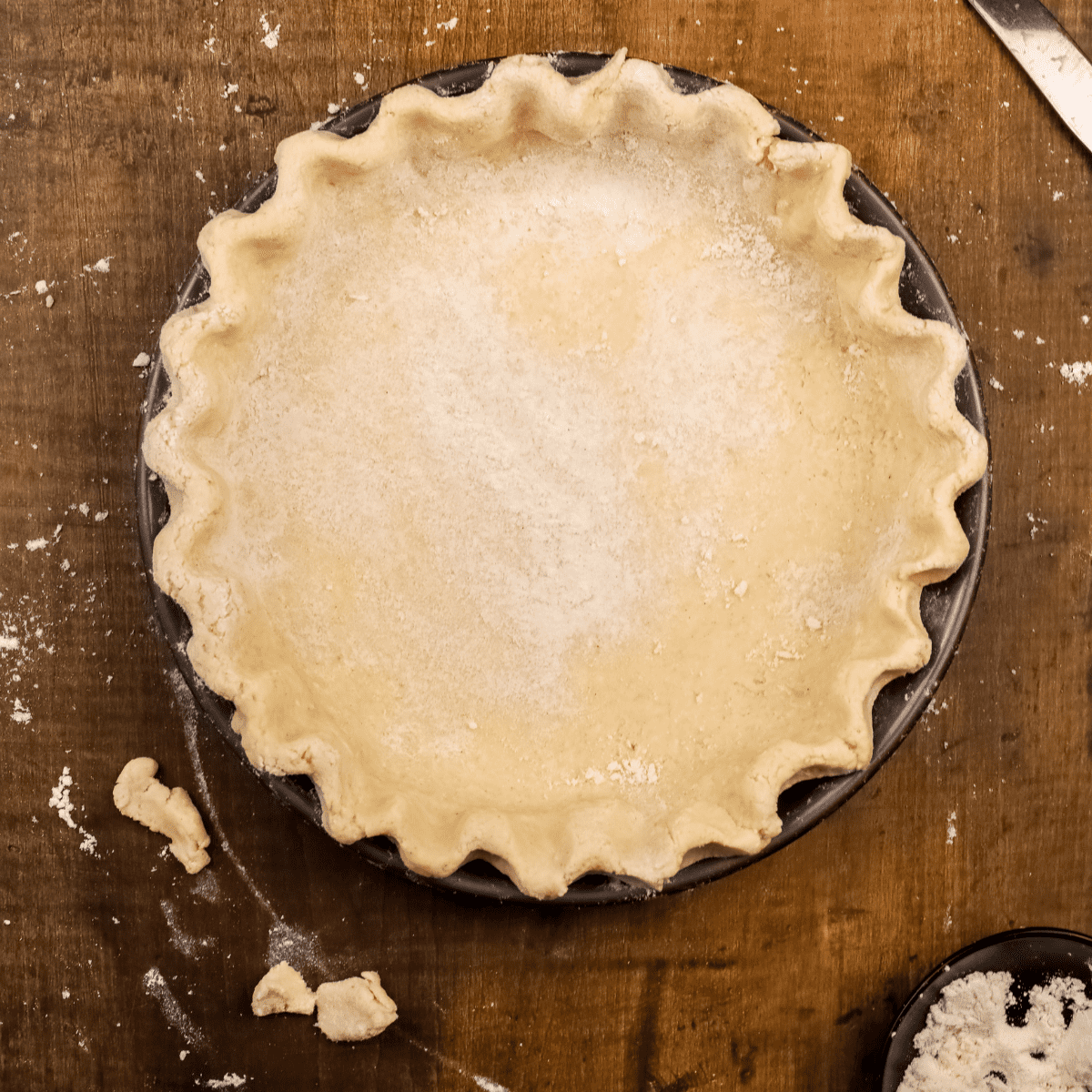 Create a flaky, buttery vegan pie crust with chilled plant-based fats and ice water – it's pure magic!