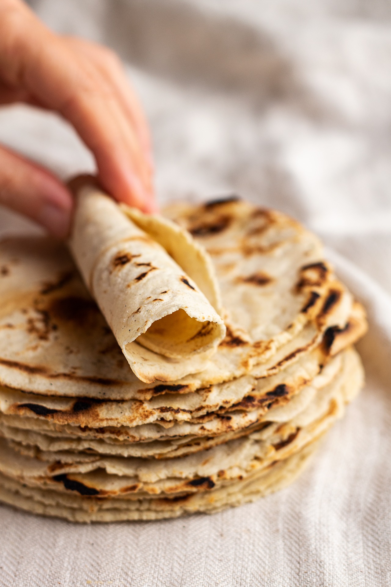 Ditch store-bought tortillas for homemade or warmed corn/flour ones – the perfect taco base