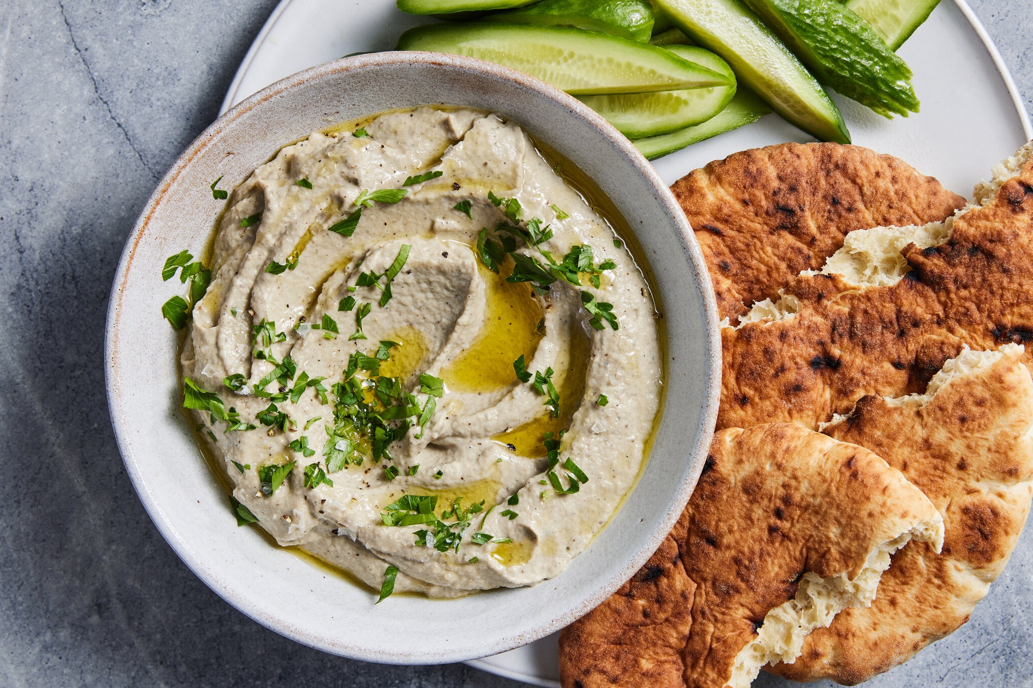 Roast, scoop, blend, chill, and enjoy your homemade baba ganoush