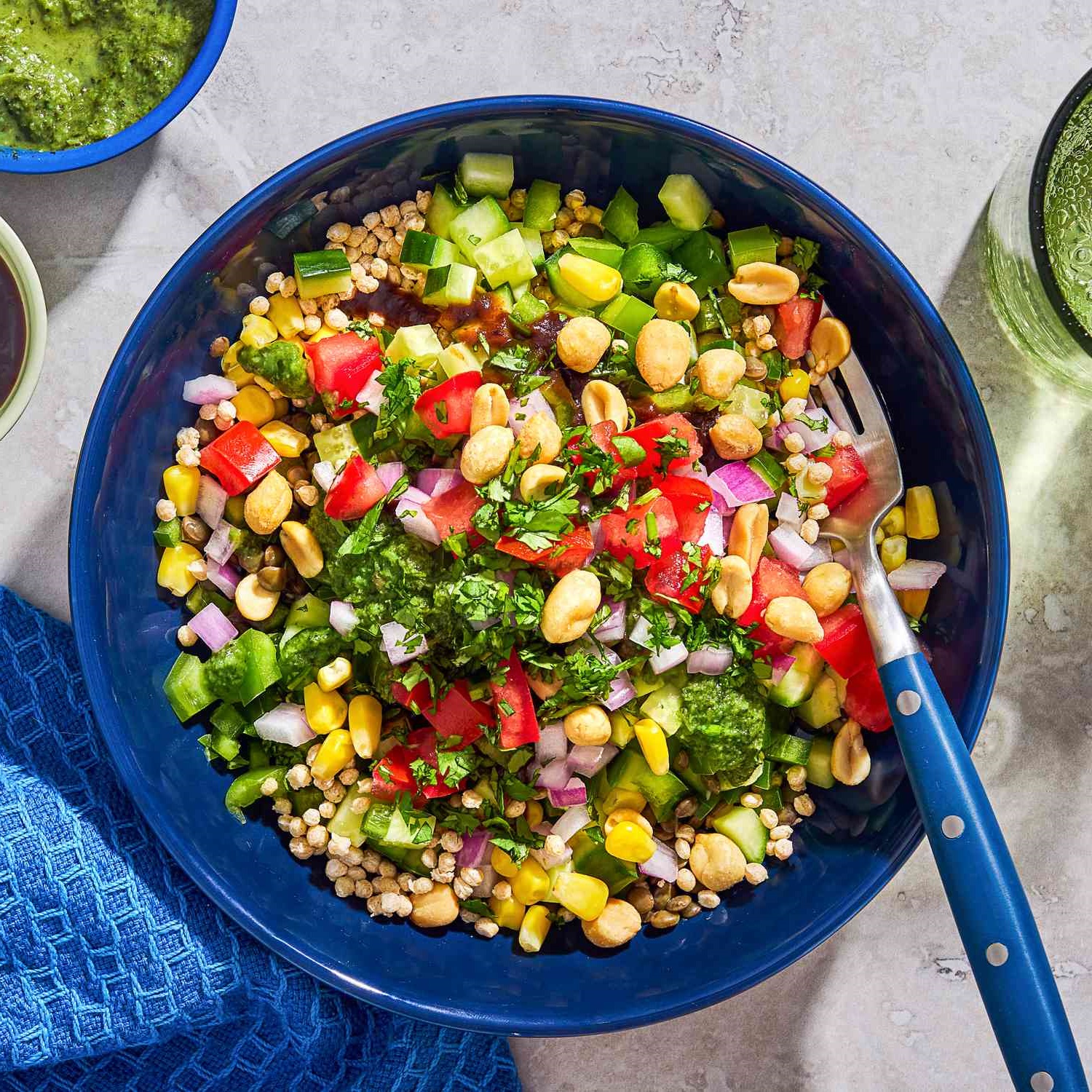 This protein and fiber-rich salad is a vegan, gluten-free flavor explosion packed with antioxidants