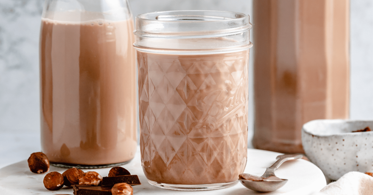 Refrigerate your vegan chocolate hazelnut milk in a sealed container for up to 5 days, or freeze for longer storage