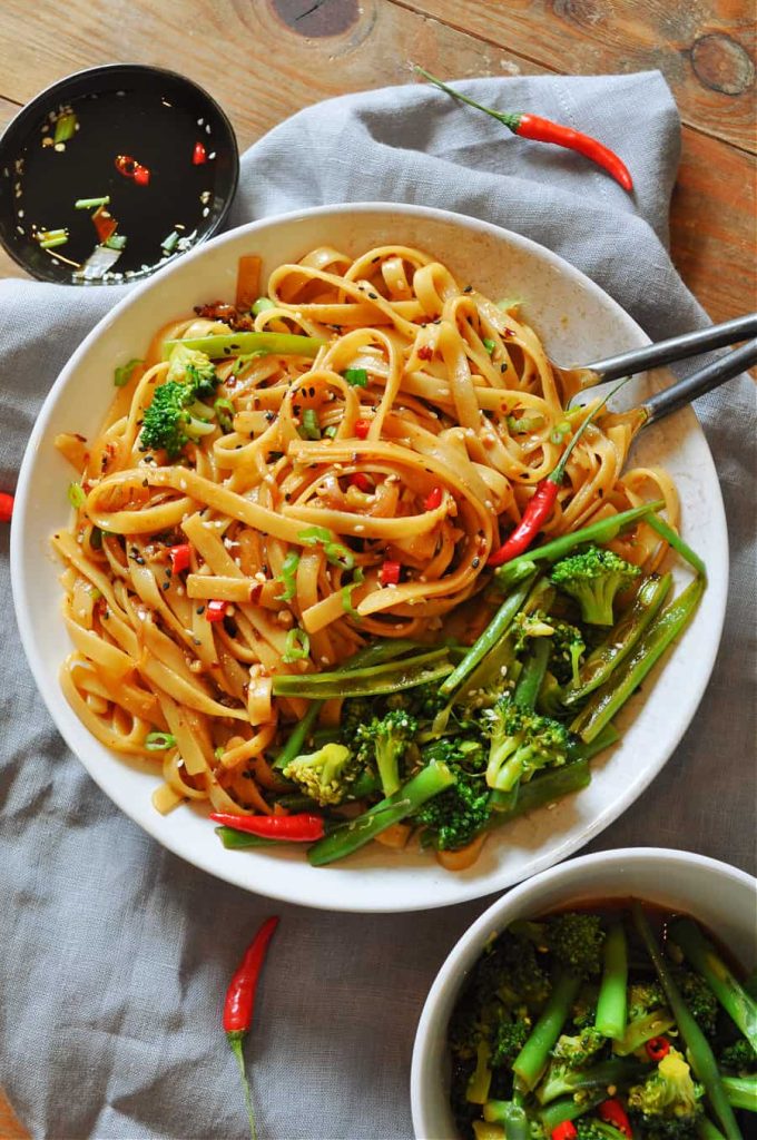 Vegan Stir Fry Sesame Noodles