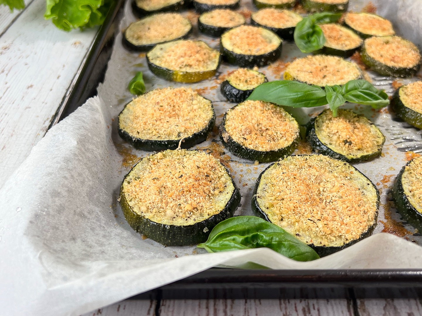 Zucchini, breadcrumbs, cheese, herbs, oil, and your favorite extras make this dish delicious and versatile