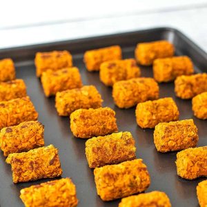 vegan sweet potato tots